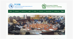 Desktop Screenshot of pcsir.gov.pk